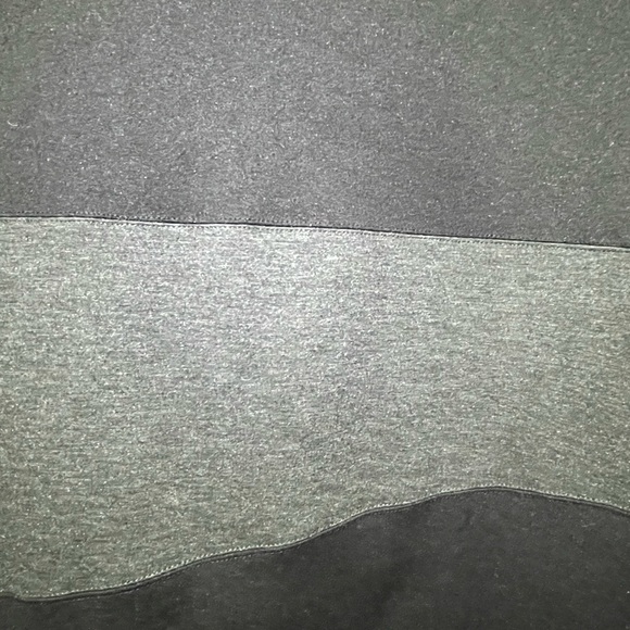 EUC 0X Addition Elle Asymmetrical Stripes Black and Grey Dress - Picture 4 of 6